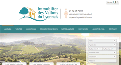 Desktop Screenshot of immobilier-vallons.com