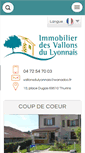 Mobile Screenshot of immobilier-vallons.com